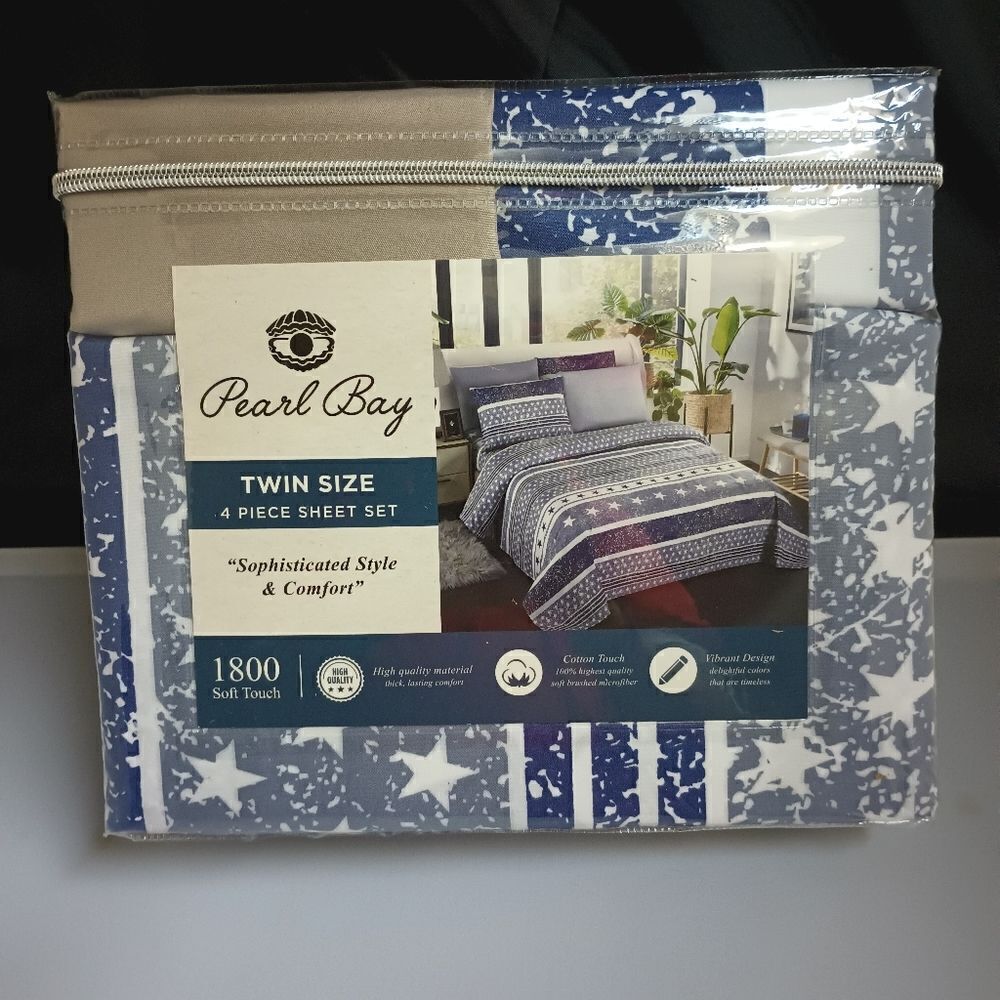 💯🔥PEARL BAY by STEVE MADDEN TWIN SIZE 6 PIECE SHEET SET MSRP $129.99🔥🔥NEW